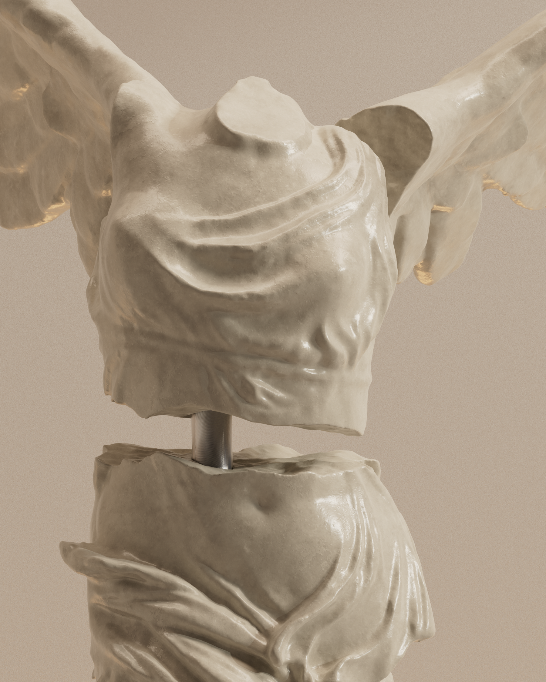 W.V.o.S fractured (winged victory of samothrace)