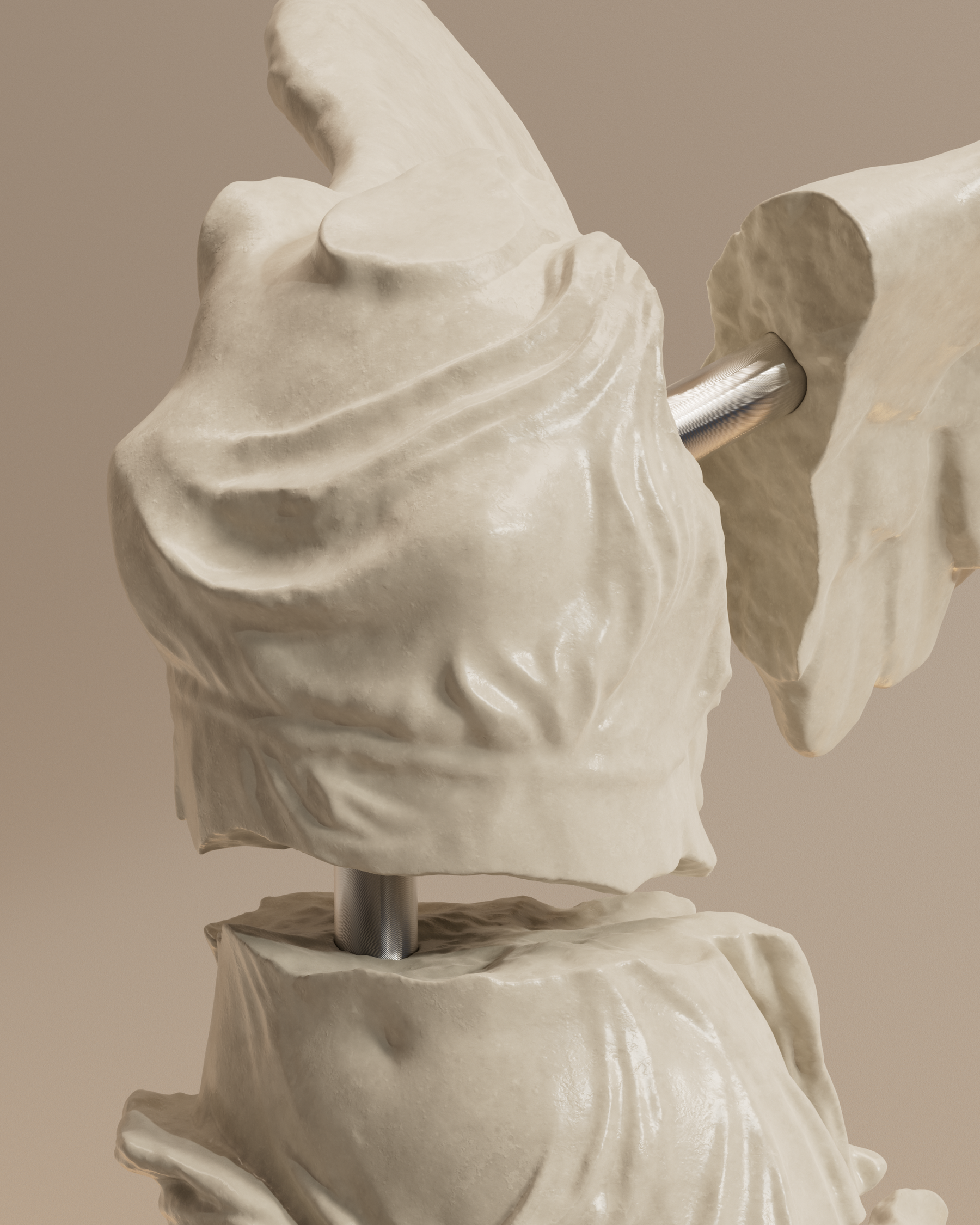 W.V.o.S fractured (winged victory of samothrace)